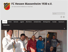 Tablet Screenshot of fch-massenheim.de